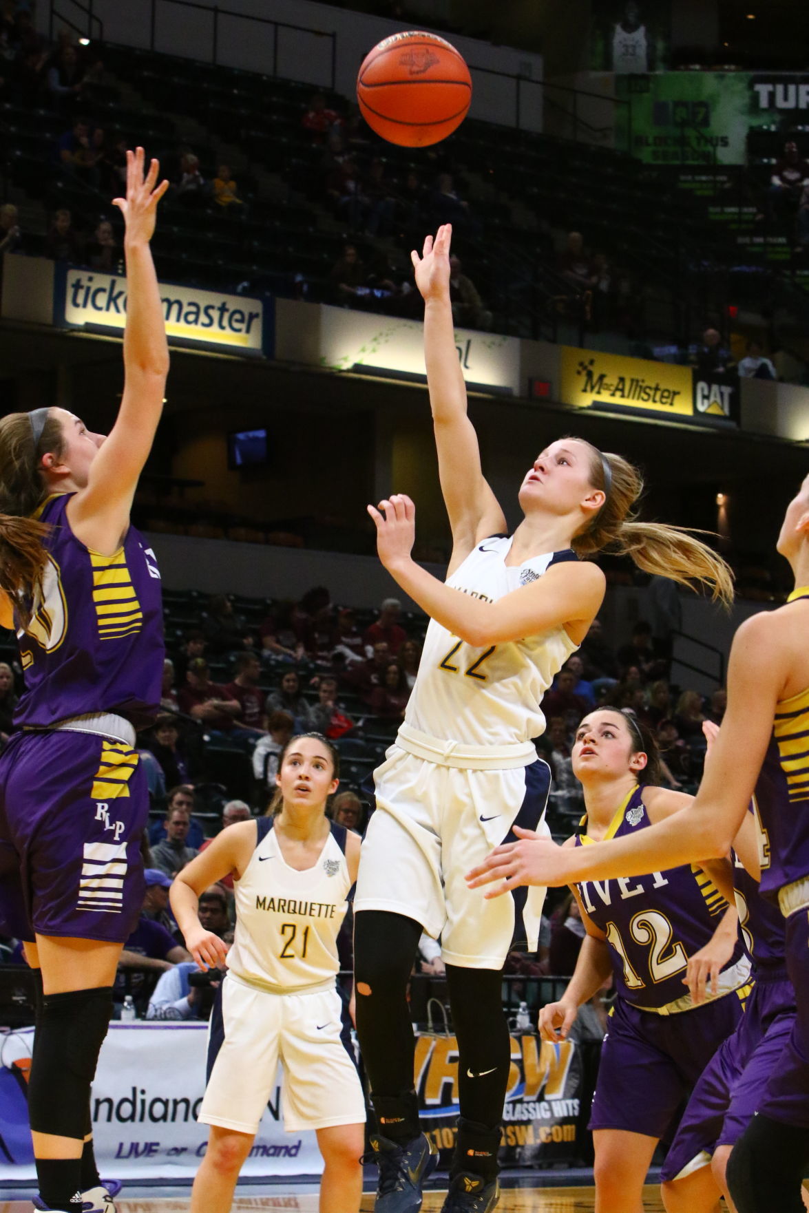 Girls Basketball State Finals: Marquette Catholic vs. Vincennes Rivet